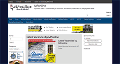 Desktop Screenshot of mponline.net.in