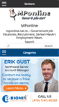 Mobile Screenshot of mponline.net.in