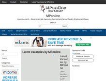 Tablet Screenshot of mponline.net.in